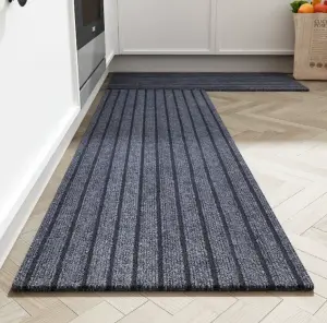 Hot Selling Modern Striped Design Polyester Door Mat Durable Easy Clean for Outdoor Home Use Woven Reasonably Priced