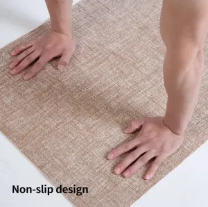 Custom organic natural rubber flax linen hemp cotton eco friendly yoga mat for sale Anti-slip Durable yoga mat