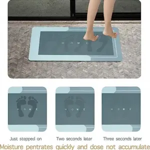 China Wholesale Easy Clean Super Absorbent Non-slip Bath Floor Mat Quick Dry Bathroom Mat Rug Kitchen Entrance Door Mats