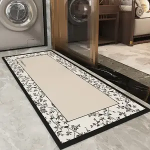 Balcony floor mat waterproof sunscreen mat leisure area can be cut diatom mud absorbent quick drying moisture-proof foot mat