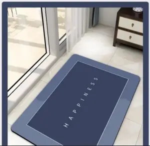 Quick Dry Super Absorbent Diatom Mud Bathroom Door Mat Carpet