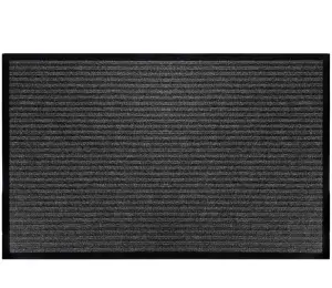 Hot Selling Anti-Slip Entrance Different Color Double Stripes Seven Stripes PVC Backing Door Hotel Floor Mat