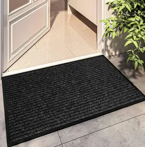 Dirt Trapper Polyester Door Mats Indoor Outdoor Anti-skid Custom Foot Entrance Front Welcome Door Mats