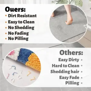 Machine Made Diatom Mud Cushion Toilet Water Absorption Pad Non-Slip Footrest Door Diatomite Stone Bath Mat