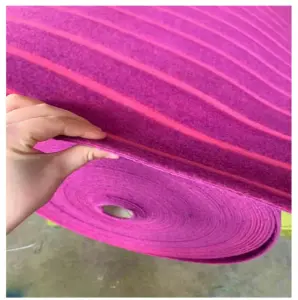 striped carpet Comfort soft thickened whole roll commercial drawn carpet moisture-proof carpet