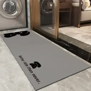 Balcony floor mat waterproof sunscreen mat leisure area can be cut diatom mud absorbent quick drying moisture-proof foot mat