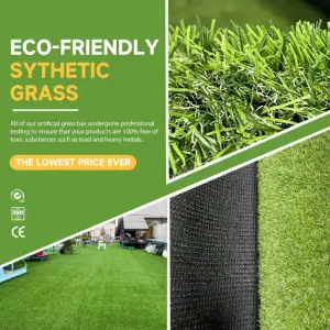 Easy-to-Install Low-Maintenance Artificial Grass for Home Gardens Sports & Indoor Landscaping Made of Synthetic Plastic PP
