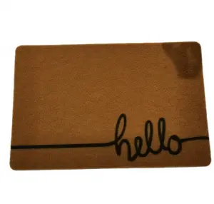 Home & Garden Home Textiles Carpets & Rugs Door Mats Custom Design Printed Door Mats PVC Backing Welcome Entrance Mat Plain Artificial Coir Fiber Coconut Coco Custom Welcome Mat