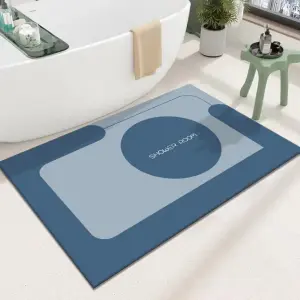 Carpet Toilet Anti slip Quick Drying Diatom Mud Soft Mat Super Absorbent Mat Bathroom Waterproof Floor Mats Bath Rugs