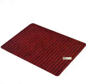 Polyester oil-proof waterproof non-slip door mats full carpeting kitchen rugs Kitchen floor mat with seven stripes