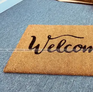 Authentic Coconut Door Mats WELCOME MAT Pet Mat Vietnamese Natural Charm Suitable for Front Doors Patios Customize Logo