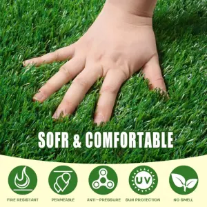 Wholesale Cheap Price Waterproof Fireproof Faux Turf Lawn Grass Carpet Artificial Grass For Carpet Landscaping
