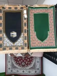 High Quality Crystal Prayer Mat for Muslim Worship Mat Muslim Prayer Rug Clothes and TPE Back DoorMat