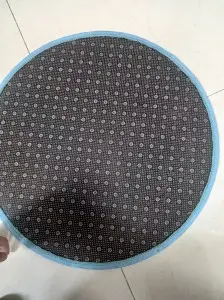 Round Outdoor Rug Christmas Decor Accessories Waterproof Outdoor Doormat Reversible Entry Decor Mat