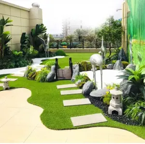 Natural Long Landscape Artificial Fake Grass Lawn Carpet Roll Artificial Grass Turf Sports Flooring Golf Mat