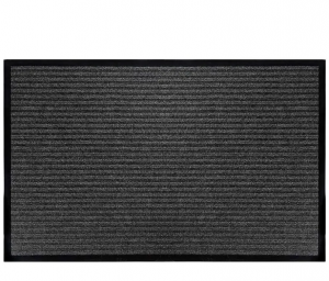 Hot Selling Anti-Slip Entrance Different Color Double Stripes Seven Stripes PVC Backing Door Hotel Floor Mat