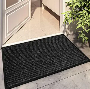 Dirt Trapper Polyester Door Mats Indoor Outdoor Anti-skid Custom Foot Entrance Front Welcome Door Mats