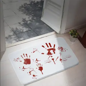 blood bath mat bloody mat doormat floormat custom floor mat custom carpet rug 1 custom area rug
