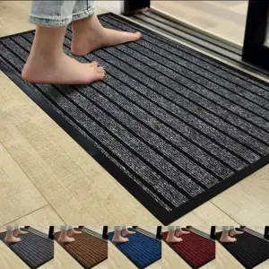 Rugs PVC seven stripe floor mat Household dustproof water absorption Household floor mat Door Mat Carpet