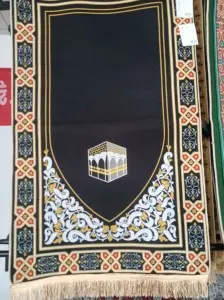 High Quality Crystal Prayer Mat for Muslim Worship Mat Muslim Prayer Rug Clothes and TPE Back DoorMat
