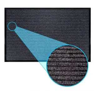 Dirt Trapper Polyester Door Mats Indoor Outdoor Anti-skid Custom Foot Entrance Front Welcome Door Mats