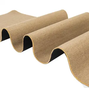 Commercial Custom Solid Color Back Flax Carpet Tiles Living Room Anti Slip Flax Mat Floor Carpets and Rugs Puzzle Mat