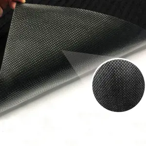 Seven Ribbed Striped Mats Entrance Outdoor Pvc Floor Mat Non Slip Dust Clean Polyester Door Mat