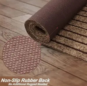 American Hot Sale Welcomed Seven Striped Mat with TPR Backing PVC Backing Widely Used Indoor Outdoor Mat Carpet Rolls