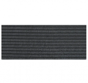 Ribbed outdoor door mat Hot Sale Non slip Entrance Doormat Polyester Stripe Floor Carpet