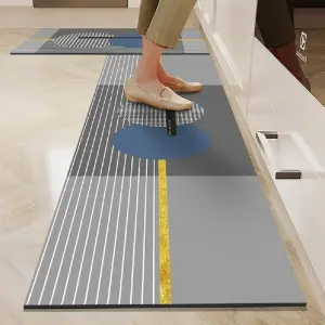 Customized Printed Anti Fatigue PVC Foam Kitchen_floor_mats Non-slip Waterproof Kitchen Floor Rugs Comfortable Online