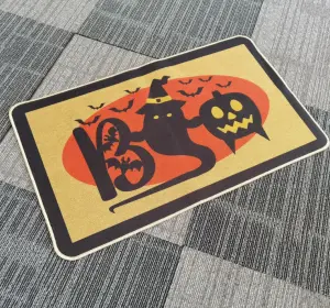 Empty Brown Grey White Painting Sublimation Blank Linen Rubber Door Mats