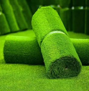 LW-01 Custom size Realistic UV Resistant Faux Grass Turf Rug Patio Lawn Artificial Grass Rug for Indoor Outdoor Balcony Decor