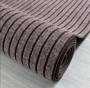 Seven Stripe Rib Rug Floor Door Mat for Home China Factory Front Indoor Entrance Outdoor Polyester