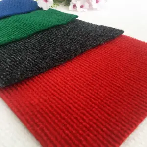 600GSM Non-woven line expo carpet Cambodia Rib anti-slip 4mm carpet for exhibition events stripe carpet