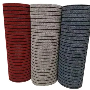 Door Mat Stripes Surface PVC Seven Striped Floor Way Carpet
