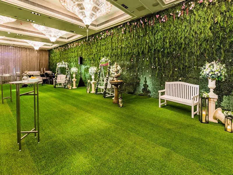 Green Fake Grass Artificial Grass Landscape Rug Grass Mat Garden Turf Artificial Grass