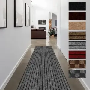 Rugs PVC seven stripe floor mat Household dustproof water absorption Household floor mat Door Mat Carpet