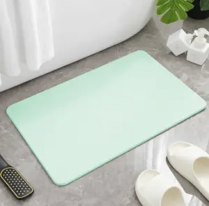 algae diatom mud marble memorial foom absorbent quick-drying set non slip diatom mud floor stone kit bath for grey bathroom mat