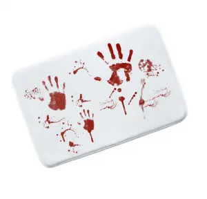 blood bath mat bloody mat doormat floormat custom floor mat custom carpet rug 1 custom area rug