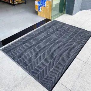 Wholesale Polyester Indoor Front Doormat Custom Entrance Mat Commercial Outdoor Door Mats with PVC backing
