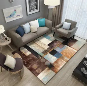 Area Rug Bedroom Bedside Floor Mat Customized 3d Printed Crystal Velvet Carpet Floor Rugs Living Room Polyester Carpet
