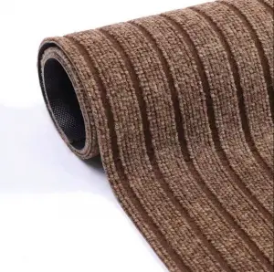 PVC carpet polyester mud scraping pad entrance door mat